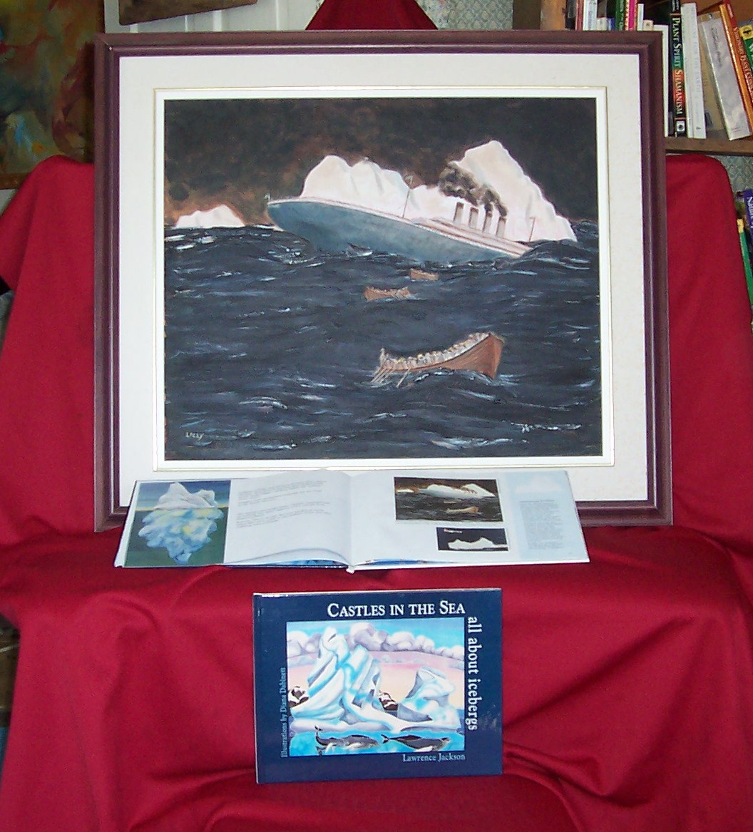 Sinking of the Titanic - Oil Painting, 1997.